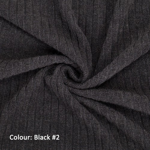 Jersey Fabric Rib Knit 4x2 Ribbed Dressmaking Stretch Material 19 Fashion Colors - Picture 10 of 35