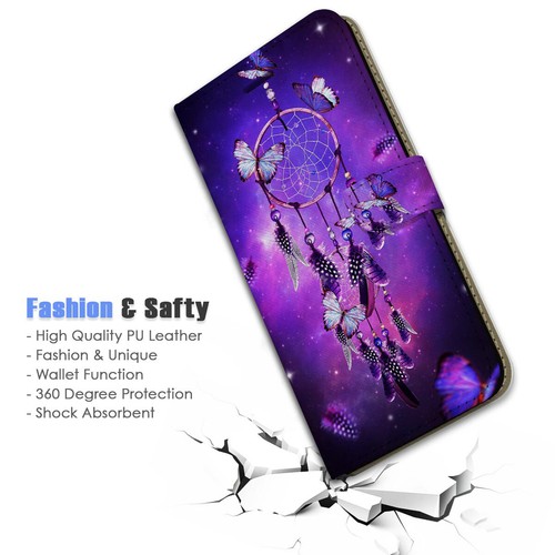 ( For Vivo Y22s ) Wallet Flip Case Cover AJ23816 Dream Catcher - Photo 3 sur 7