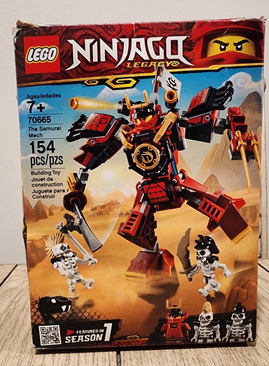 Lego Ninjago Legacy 70665 The Samurai Mech Incomplete With Box