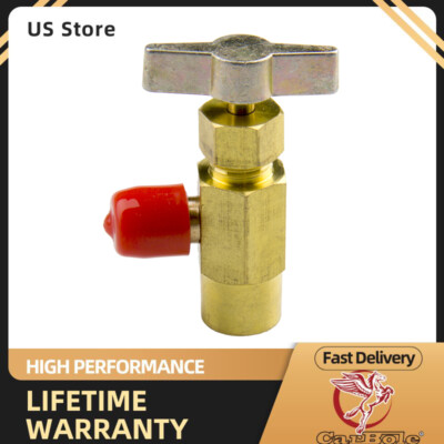 Refrigerant AC Can Bottle Tap 1/2ACME Thread Alloy Adapter Opener Valve