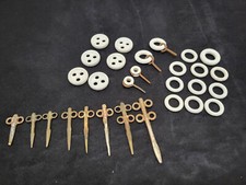 29 Stck.Pozellanringe, Umlenkrollen, Fadenführung für Rollo, antik um 1900