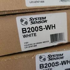 System Sensor Intelligent Addressable Sounder Base, High or Low Volume B200S-WH