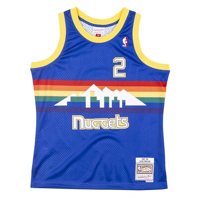 Denver Nuggets Alex English #2 Mitchell & Ness Royal 1987/88 NBA