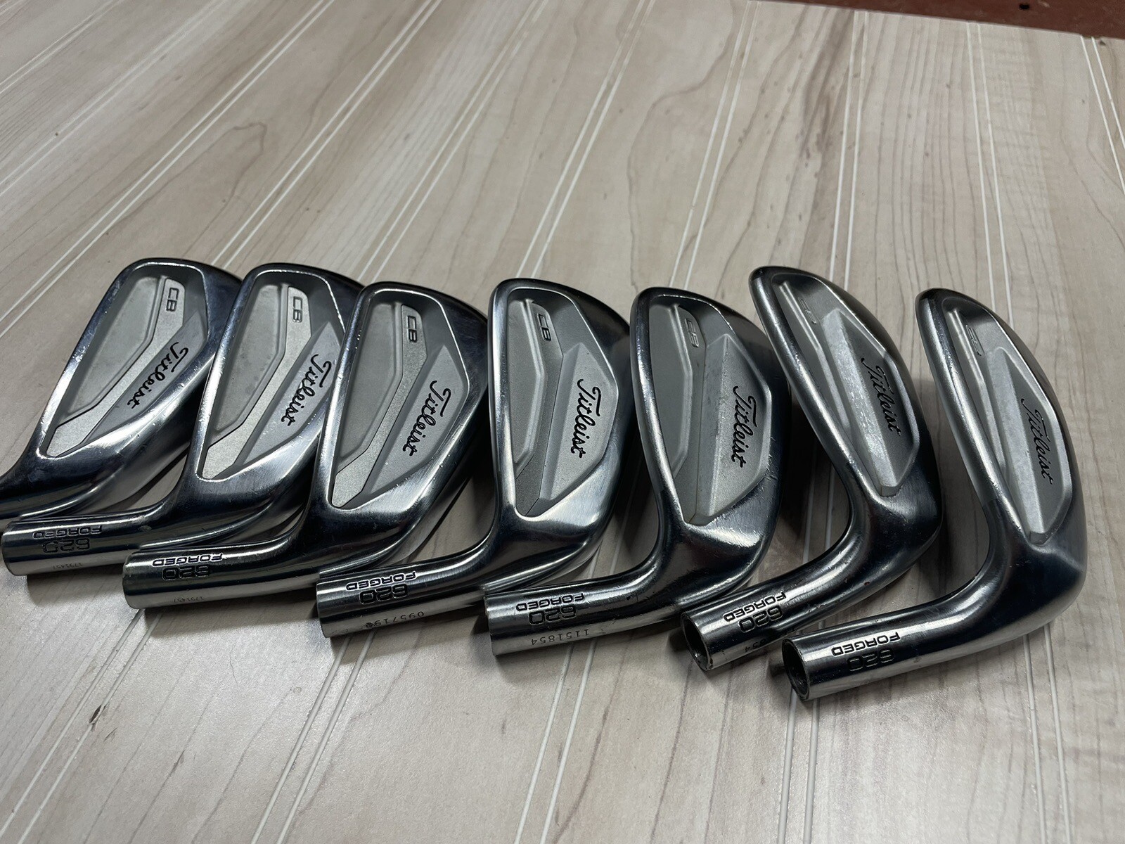 Titleist 620 CB 4PW Iron Set Heads Only eBay