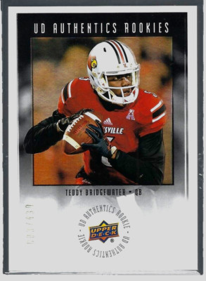 2014 Upper Deck UD Authentics Rookies Teddy Bridgewater #UA-32 /430 MINT Lions
