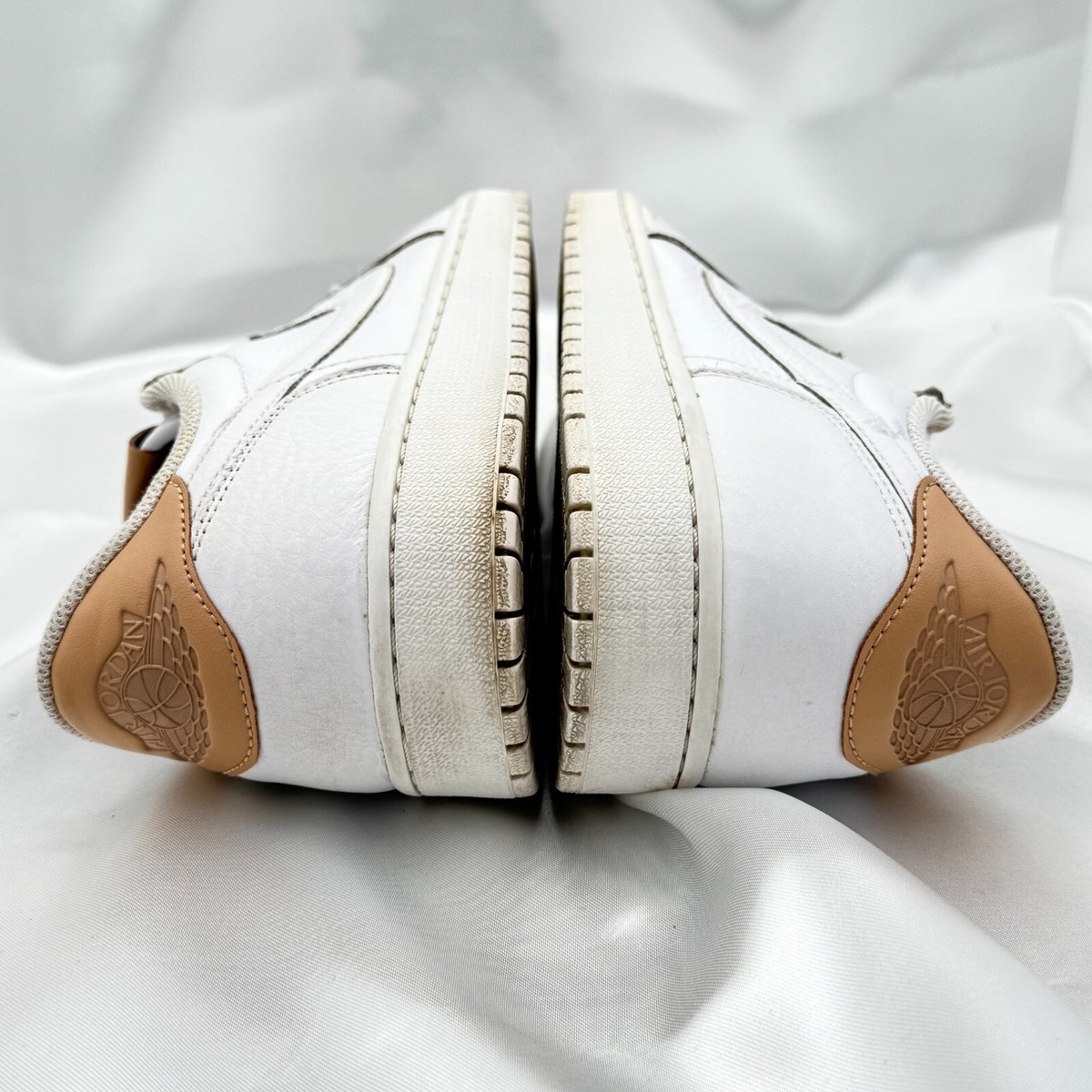 Nike Air Jordan 1 Retro Low OG 17' White Vachetta Tan Men's 13