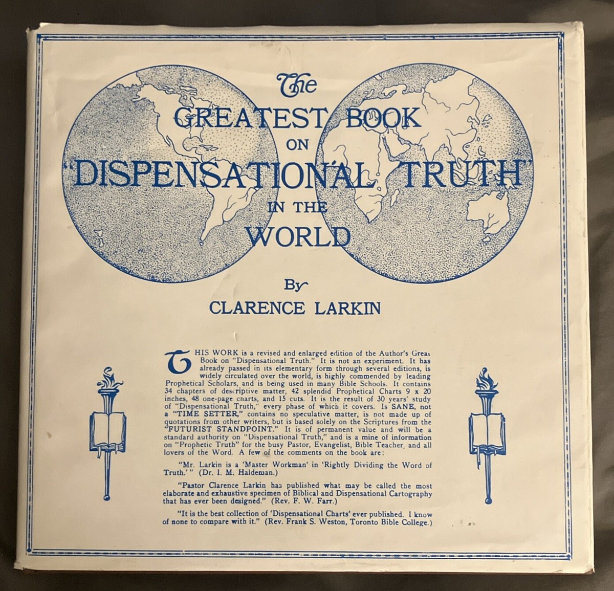 C.ラーキン；聖書の「Dispensational Truth」1920年 C.ラーキン；聖書の「Dispensational Truth」1920年 - 洋書