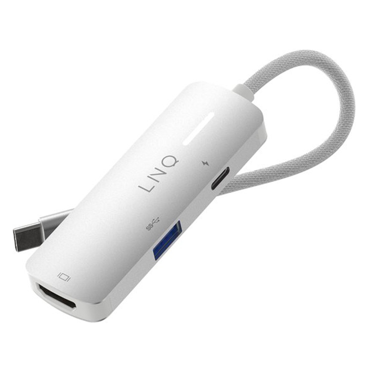 Adaptateur HDMI et USB-C LinQ pour charger un PC portable en 140W