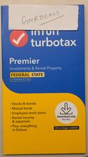 Intuit TurboTax Premier 2025 Federal  State Win / Mac Product Key USPS Shipping