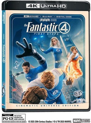 The Fantastic Four: First Steps [New 4K UHD Blu-ray] With Blu-Ray, 4K Masterin