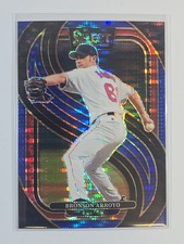 Bronson Arroyo 2025 Select Premier Level #103 Blue Pulsar Prizm 60/99