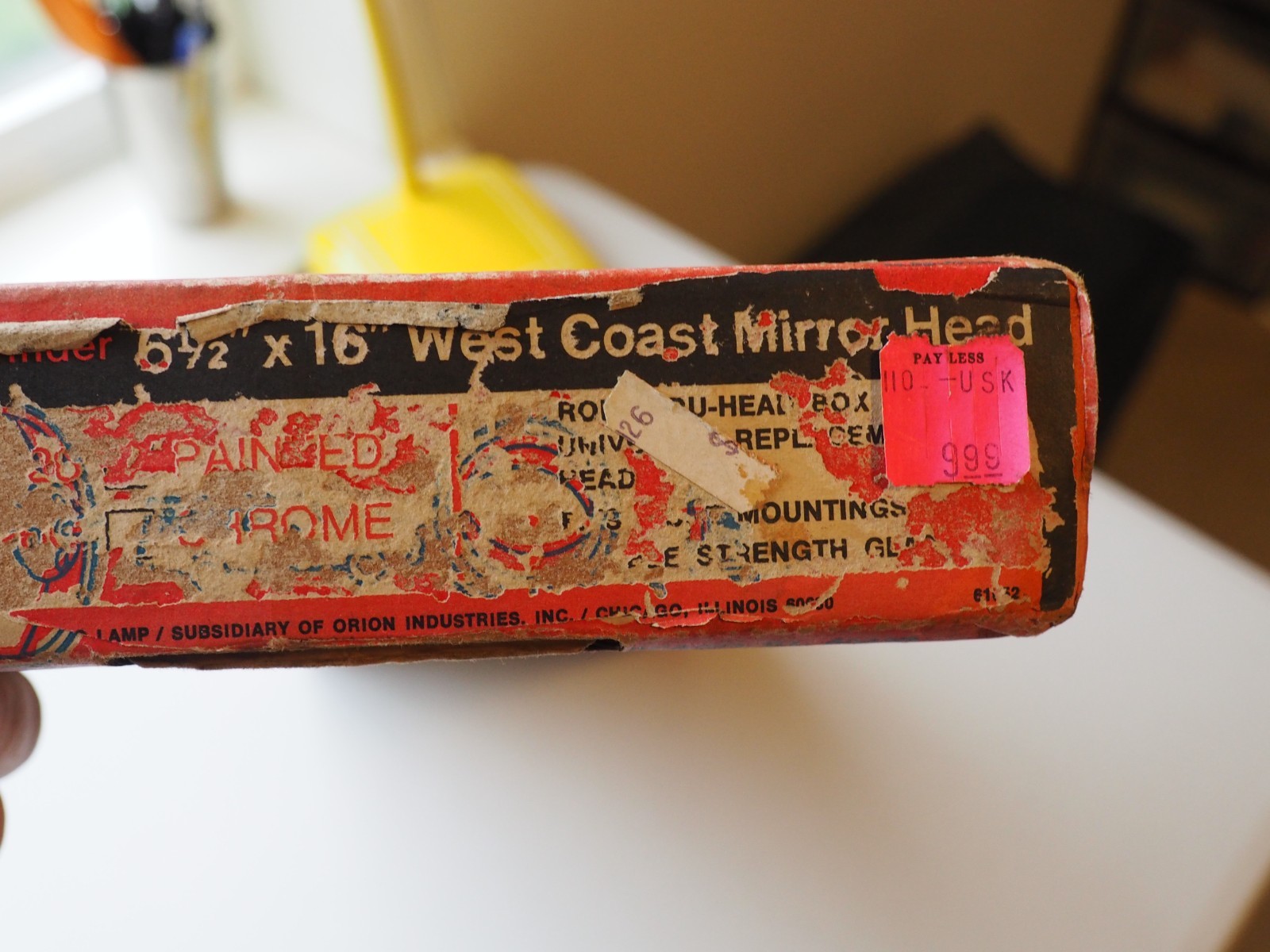 VTG Pathfinder Orion 6.5" x 16" West Coast Mirror Head Truck RV Parts No Poles