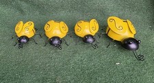 Metal Wall Art, Bumble Bee Wall Decor,  4PCS,...