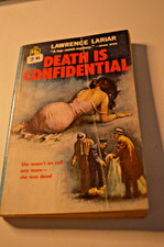 LAWRENCE LARIAR DEATH IS CONFIDENTIAL - HILLMAN BOOKS 1959 PAPERBACK GOOD