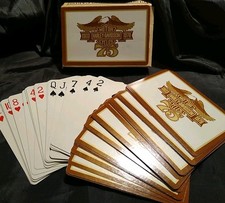RARE Vintage Harley Davidson 1978 75th Anniversary Custom Playing Card Deck (410