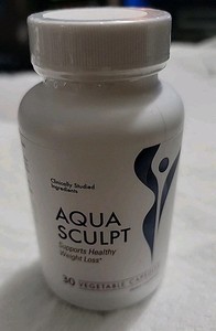 DIET WEIGHT LOSS SUPPORT SEALED ex 4/28 AQUA SCULPT DIETARY SUPPLEMENT 6 bottles
