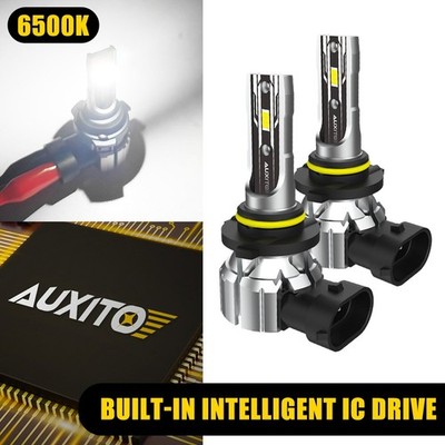 9005 HB3 LED Headlight Bulbs Kit High/Low Beam White 6500K 40000LM Super Bright