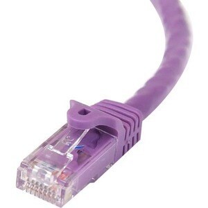 Startech 15M Cat6 Ethernet Cable Purple Snagless Gigabit 100W Poe Utp 650Mhz Cat