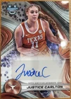 2024-25 Bowman’s Best University - Justice Carlton #B24-JCA Best of 2024 Auto