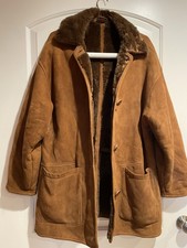 Vintage Owen Barry Lambskin Suede Leather Jacket Size Large