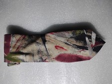 Silk Italian handmade Men's Tie Abstract Pattern Multicolor Woven