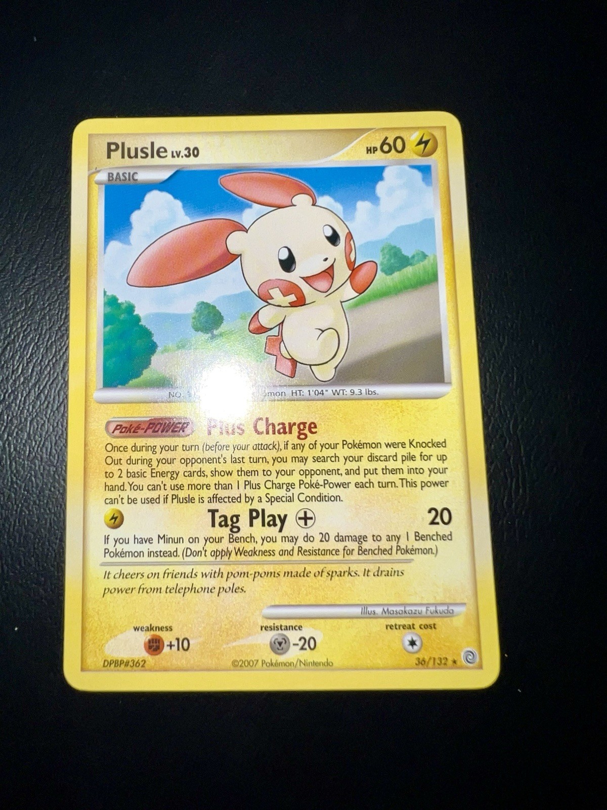 Plusle 36/132 Secret Wonders Regular 2007 Pokemon Card TCG Mint