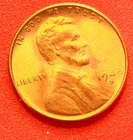 1948-S Lincoln Wheat Cent Penny GEM RED BU From an Original Bank Roll