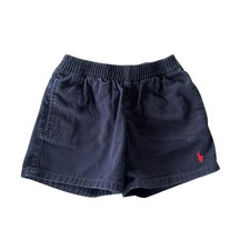 Ralph Lauren Toddler Boys 3T Navy Blue Chino Shorts Casual Summer