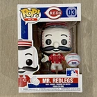 Funko Pop MLB Mascots Cincinnati Reds Mr. Redlegs 4 Inch Vinyl Figure Box Damage