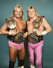 VINTAGE 80’s PRO WRESTLING PHOTOS STAN LANE & BOBBY EATON w Belts