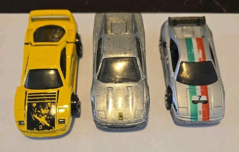 Vintage Lot Of 3 Pre 2000 Ferrari Vehicles