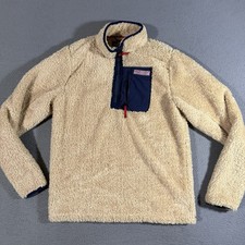 Vineyard Vines Boys Stillwater Sherpa 1/4 Zip Pullover Size X-Large 18 