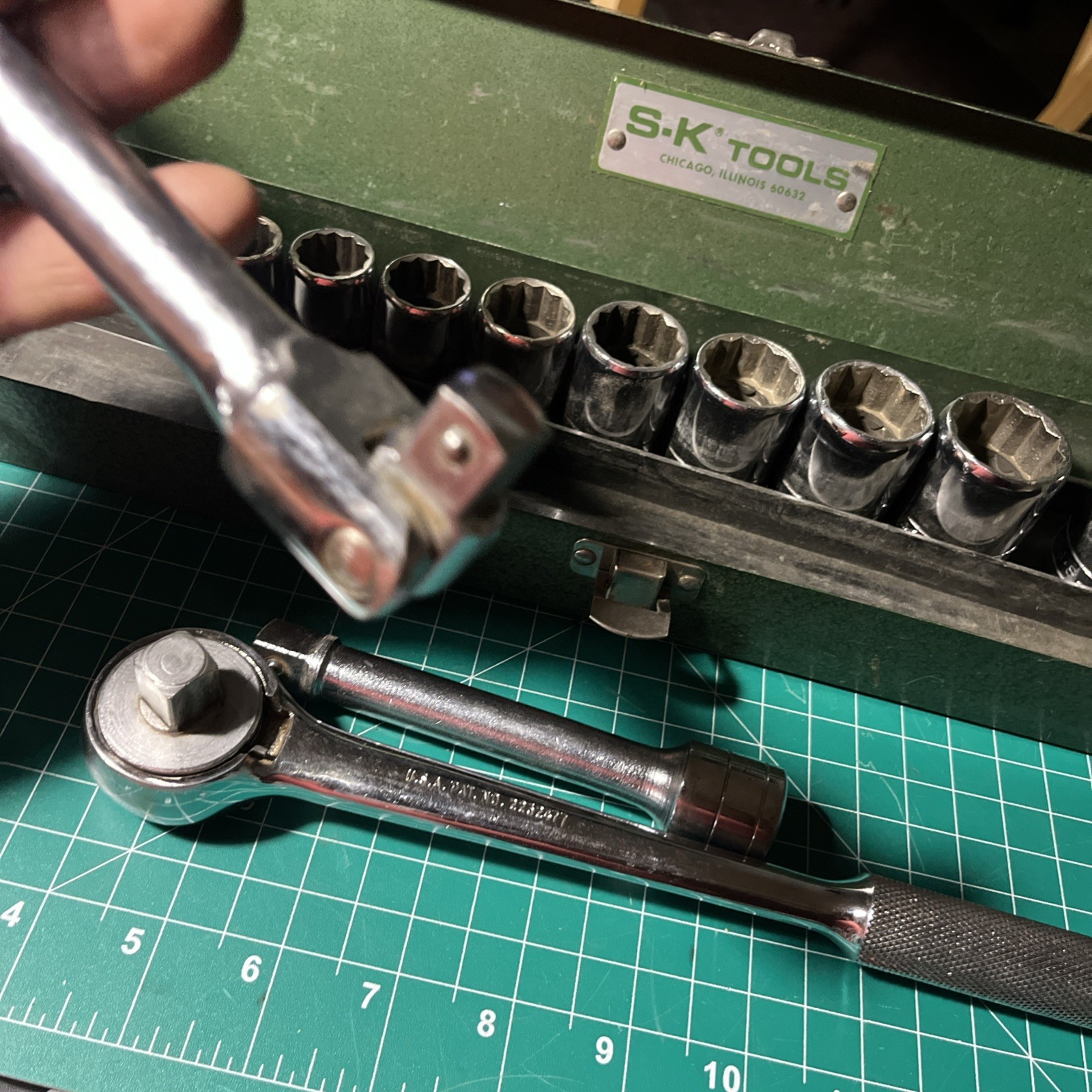 S-K Tools 16 Piece 1/2" Drive Socket Set-Complete Original -USA Made- 7/16-1 1/4