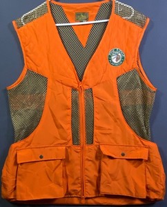 Kevin’s Plantation Collection Clays Hunting Fishing Vest Blaze Mesh Front Load L