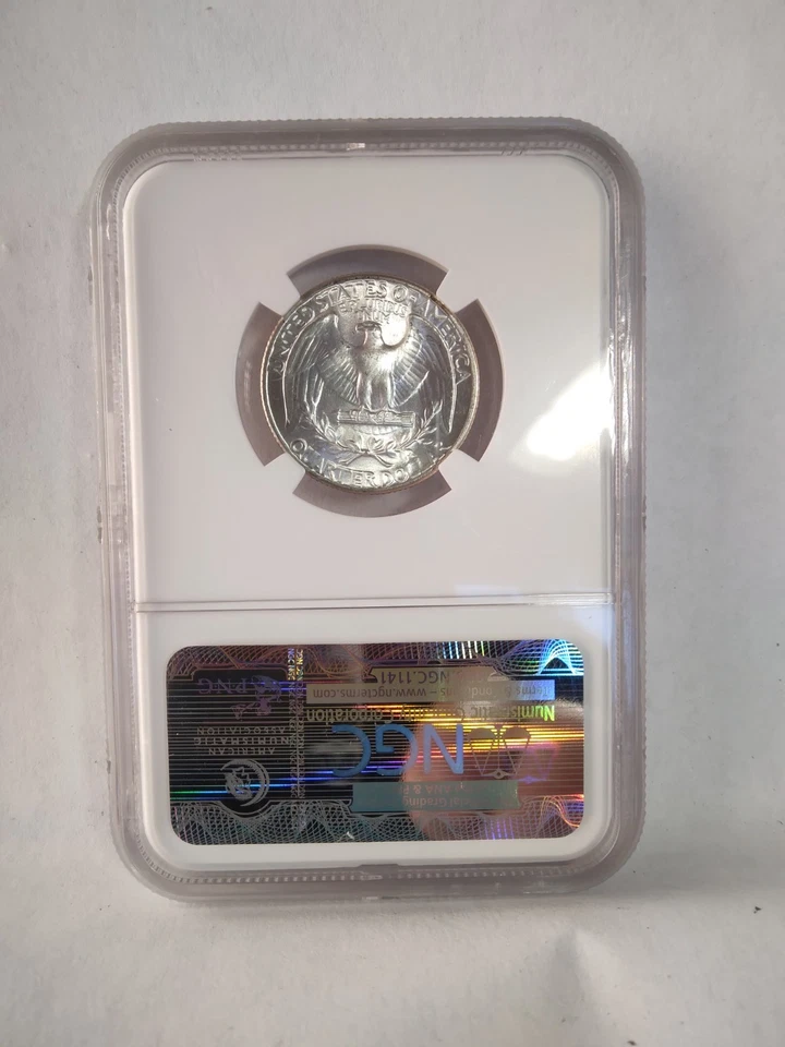 1935 MS64+ Washington Quarter NGC - Image 2 of 2