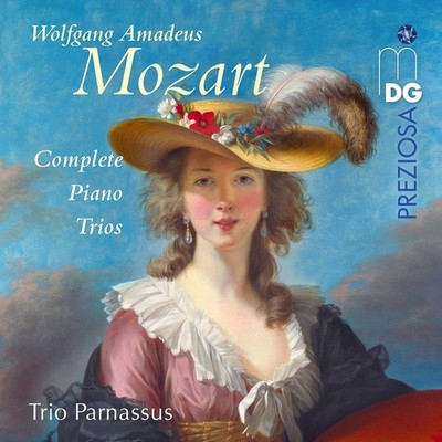 CD Wolfgang Amadeus Mozart Complete Piano Trios Trio Parnassus 2 CD's K298 K287