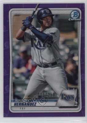 2020 Bowman Draft Chrome Purple Refractor 5/250 Ronaldo Hernandez #BD-161 00gy