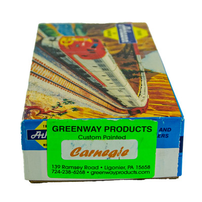 Athearn Greenway Custom Painted Reefer Carnegie 1:87 HO Scale Model Train Kit