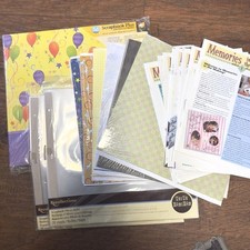 NEW Scrapbook Album Cardstocks, Refill pgs  13 Memories in the Making Idea Bks