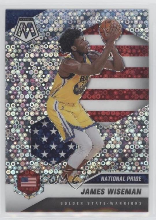 2020-21 Panini Mosaic National Pride Fast Break Silver Prizm James Wiseman 05ol