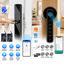 Inteligente Cerradura De Huella Dactilar Para Exterior Interior Puerta Principal