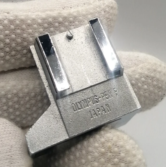 🌟Casi COMO NUEVO🌟 Olympus Pen F FT Cámara Soporte Flash Soporte Adaptador JAPÓN Foto 4 de 4