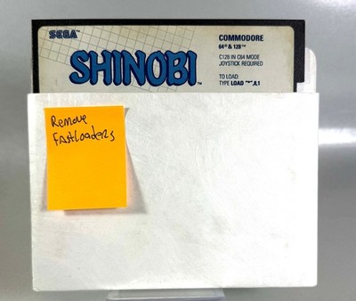 Commodore 64: SHINOBI Disk by Sega - Read - Tested & WORKS