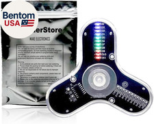 Soldering Practice Kit 3 Leaves LED Rotating Gyroscope DIY Kit Soldering Project