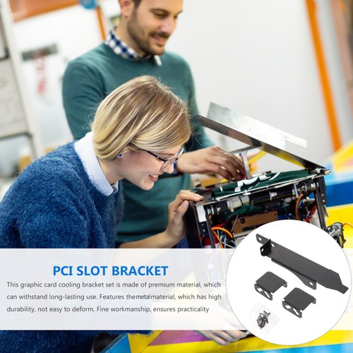 Holder Mount Video Effective Fan Rack Fan Bracket PCI Slot Cover Computer - Afbeelding 10 van 12