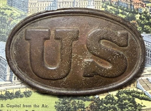 W.H. Smith U.S. Federal Civil War Union Belt Buckle (Brooklyn, NY) 🇺🇸