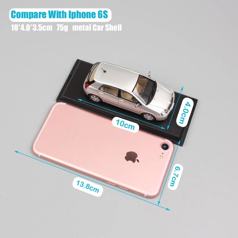 Newray 1/43 Scale Toyota carolla runx 2001 Diecast Metal Car Model Toy Silver - Image 4 of 4