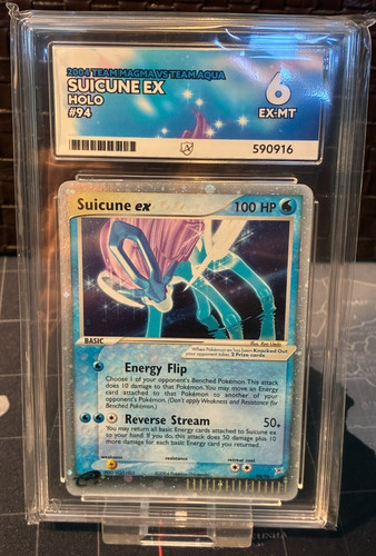 Suicune ex graded ACE 6 for sale on eBay