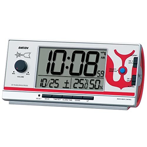 Seiko Clock Alarm Clock Table Clock Character Ultraman RAIDEN PYXIS Radio
