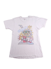 Vintage Super Mario 1988 M Nintendo NES Advantage Promo Bowser Toad 90s Shirt
